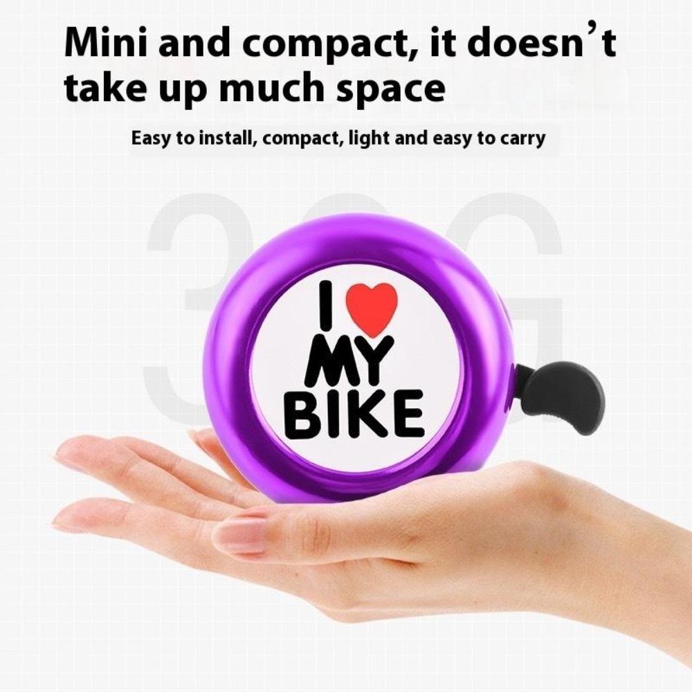 Cute Bicycle Handlebar Bell Loud Sound Alarm Warning Mini Kids Bike Horn Bells Cycling Ring Children Women Men Bike Accessories2
