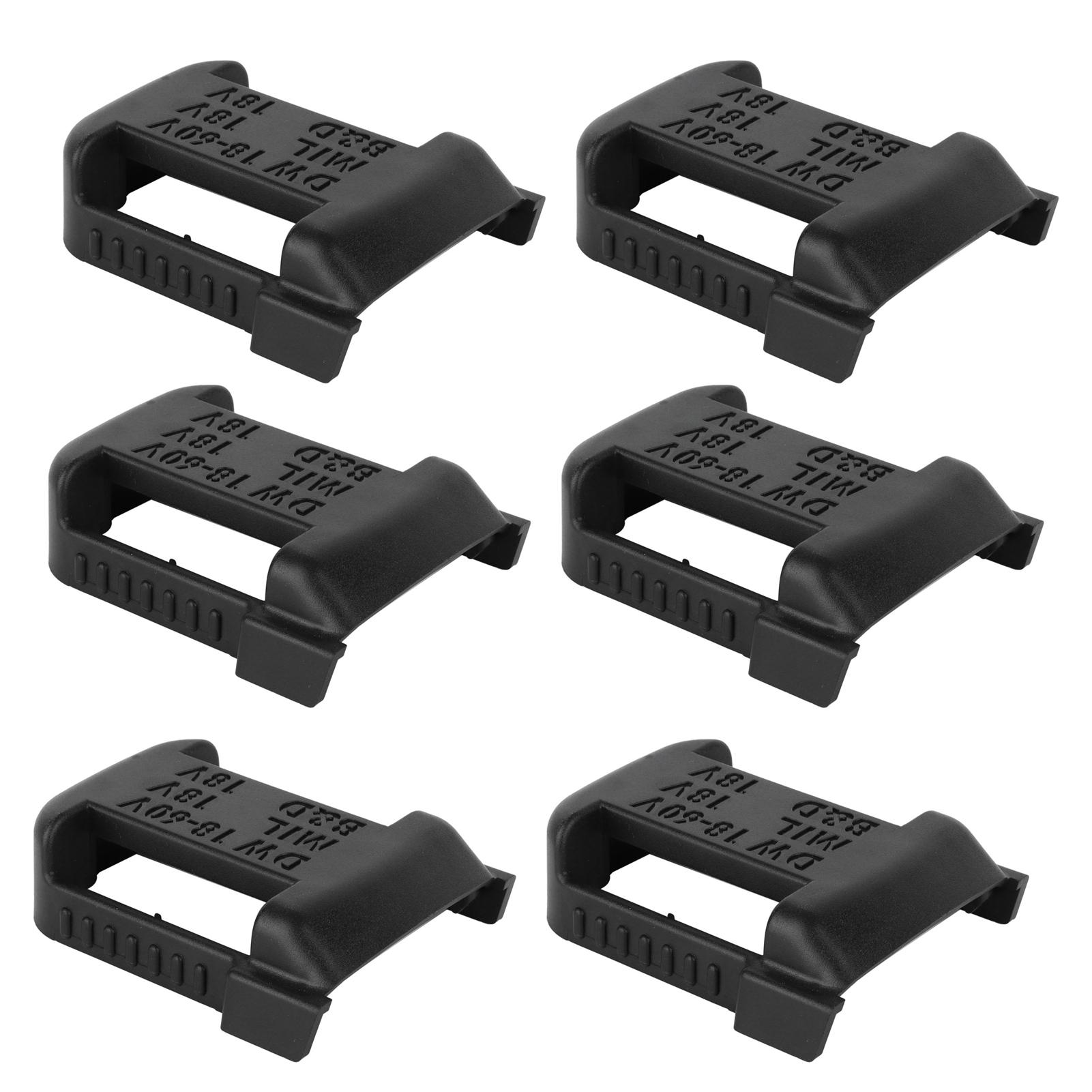 

6 шт. Адаптер-коннектор для крепления аккумулятора, док-станция-держатель для защитного кейса Milwaukee