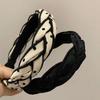 2023 Polka Dot Braid Headband with High Crown for a Slim Face Look
