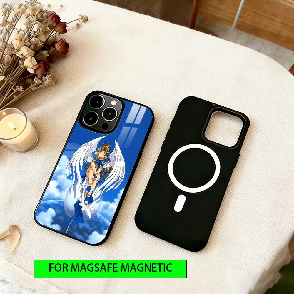 Ah My Goddess Phone Case For iPhone17,16,15,14,13,12,11 Plus,Pro Magnetic with Magsafe Wireless Charging