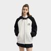 Fila Heritage Panda Embroidery Classic Personality Trendy Fashion Simple Casual Warm Comfortable Hooded Loose Fleece Jacket F51U548501F-WT