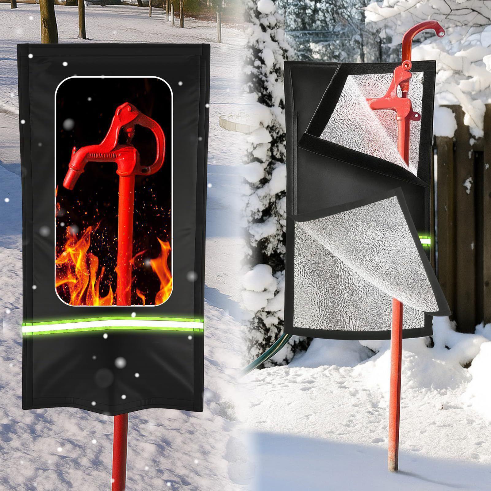 

Spigot Cover Freeze Protection With Reflective Strip Spigot Covers Winter Insulated For Patio Lawn Garden Christmas Home CN