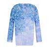 Long Sleeve Blouses For Women Casual V Neck Button Down Shirt Vintage Floral Print Blouse Tops Loose Fit Fall Shirt Top