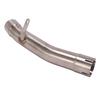 Motorcycle Exhaust Muffler Stainless Steel Middle Link Pipe Slip On For Kawasaki ZX6R ZX 6R ZX-6R Ninja 636 2009 - 2020 Years