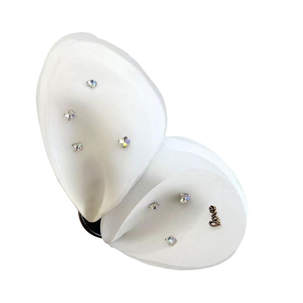 Sparkling Diamond Butterfly Hair Clip Delicate Crystal Temperament Headdress For Girl Lady Women