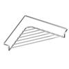 Stainless Steel Kitchen Sink Corner Shelf Organizer Rack Sponge Holder Drain Rack No Drilling 31x22x2.5cm