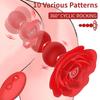 Anal Plug, 10 Rotating Twisting and Vibrating Modes, Prostate Massager, Men's Rear Vibrator, Women's Remote Control Rose Toys, Adult Couples Sex Toys