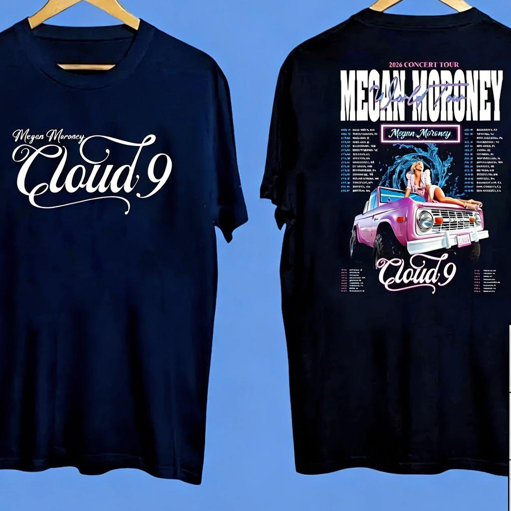 Megan Moroney World Tour 2026 Men's and Women's Universal Gift T-Shirt - Comfortable and Breathable for Fans Y2k