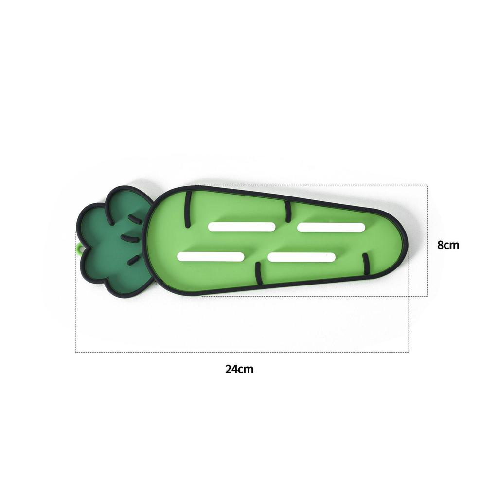 Non-Slip Cartoon Spatula Holder & Heat-Resistant Kitchen Countertop Mat