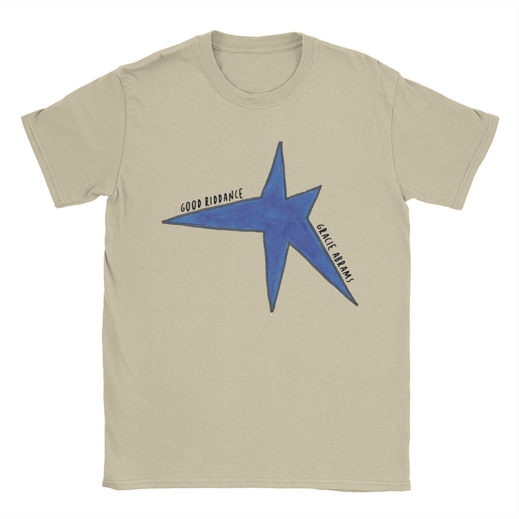 Good Riddance Gracie Abrams Star T Shirts Men 100% Cotton Unique T-Shirt Round Neck Tees Short Sleeve Tops Plus Size