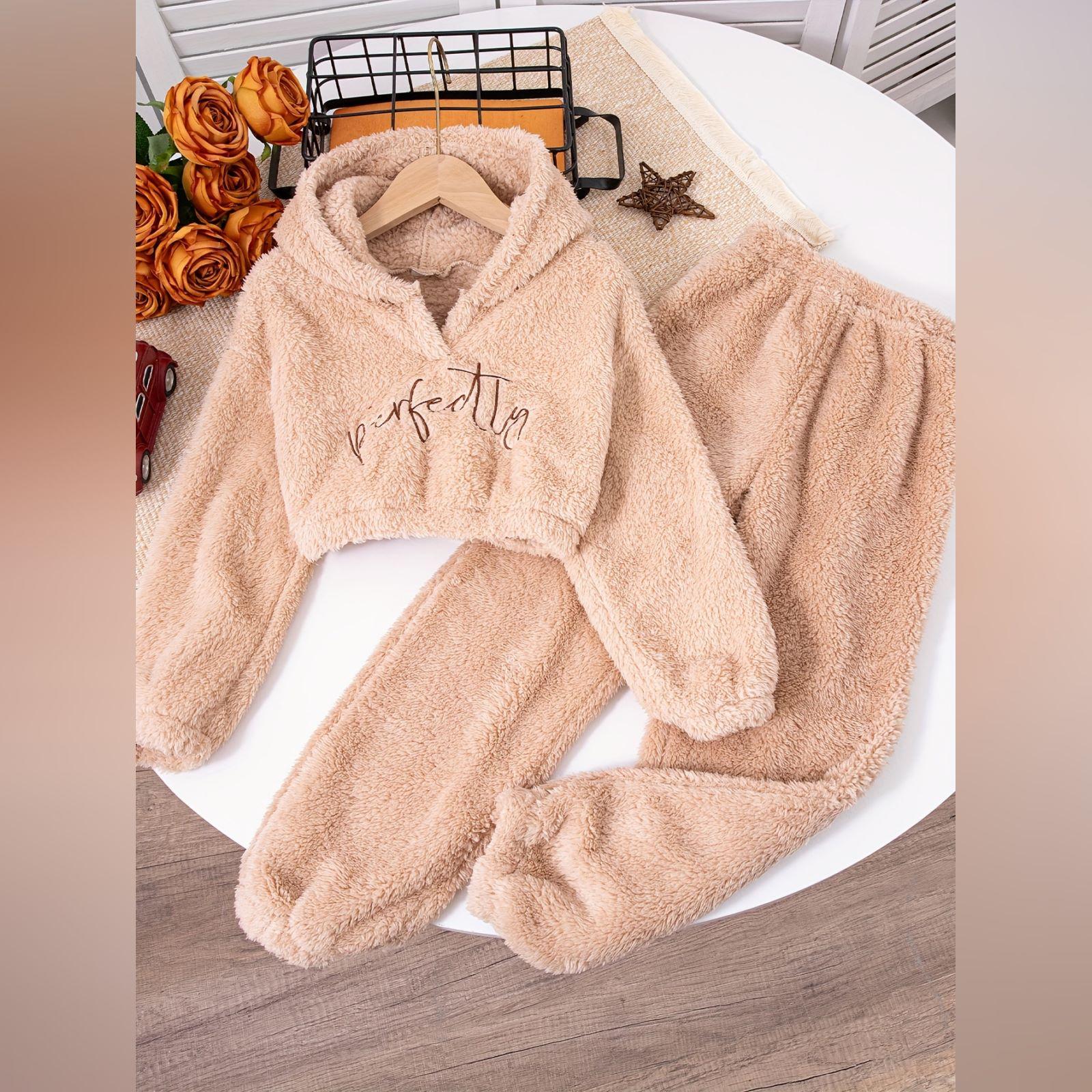 

Детский мультяшный повседневный модный комплект: топ с длинным рукавом и брюки 8Y хаки