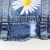 XS-XXL Denim Dog Costume Spring Cowboy French Bulldog Vest Sweet Daisy Shirt Jeans Jacket Clothing for Dogs Chihuahua Yorkies