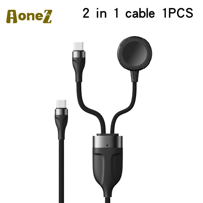 1.2M USBType C Magnetic Wireless Charger for iWatch 8/7/6/5/SE USB C Wireless Fast Charging Station for Apple Watch Series Ultra