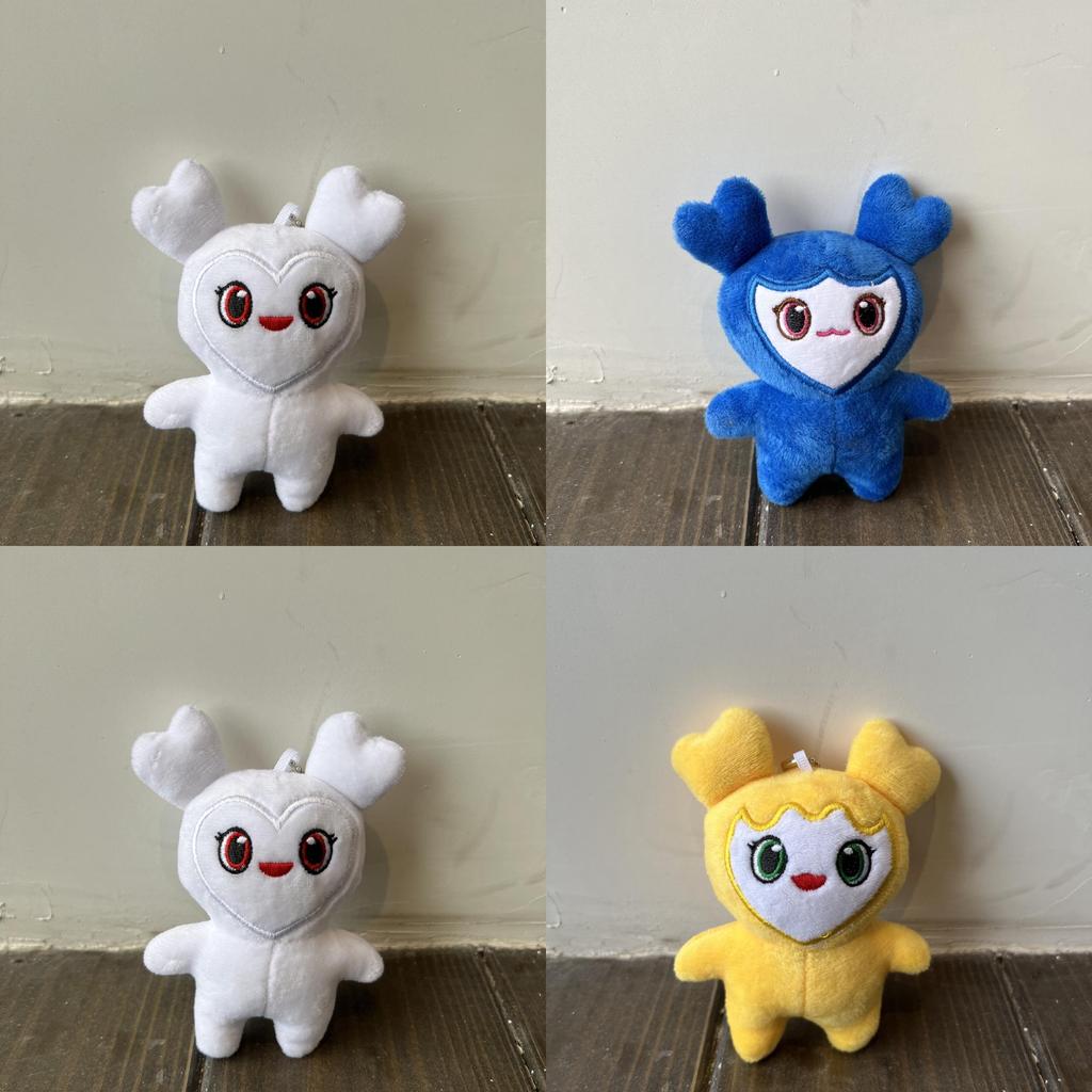 Adorable 3.9" Superstar Twice Momo Plush Toy Keychain Bag Pendant