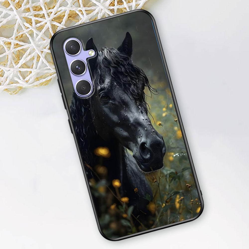 Horse Case for Samsung Galaxy A51 A53 A54 A31 A52 A12 A13 A21s A22 A32 A11 A22 A33 A41 A52s A73 A14 A24 TPU Phone Cover