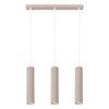 Lampa Wisząca Karbon 3 Gu10 Taupe Alu Sollux Sl.1774
