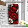 Retro Poppy Flower Bloom Hot Red Printed Phone Case for Honor Huawei 200 LITE 100 400 PRO 90 Lite Magic 8 7 6 5 Pro Floral Cover