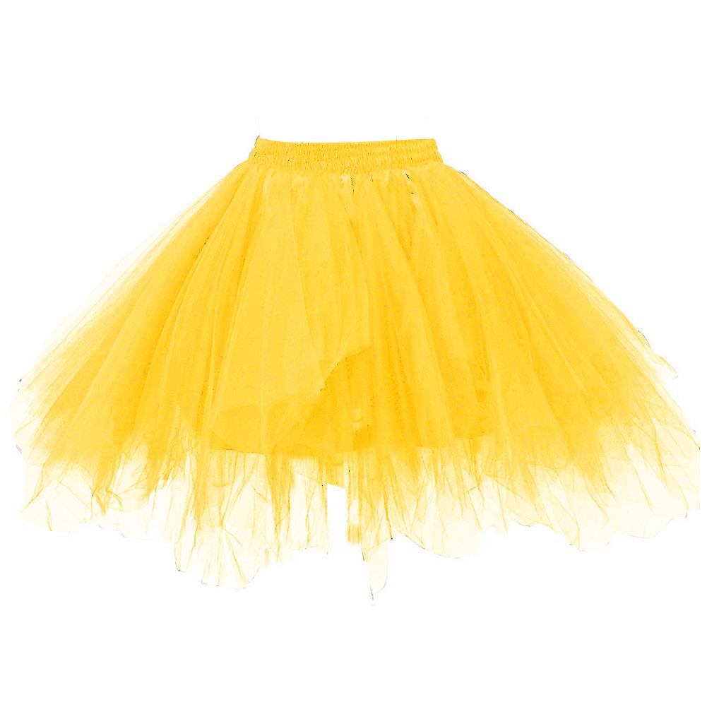 Mesh Princess Tutu Skirt for Kids - Puffy Ballet Dance Costume Skirt