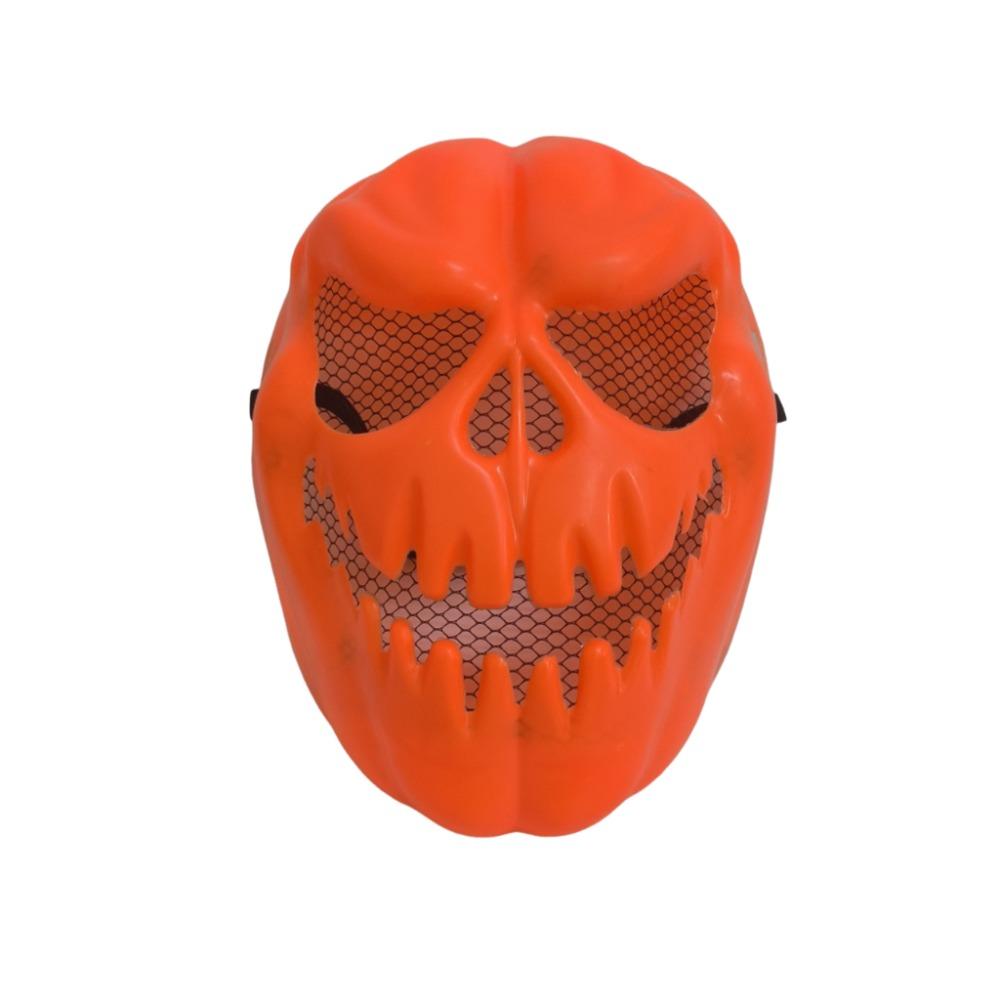 Spooky Scary Pumpkin Mask Creativity Full Face Mask Novelty Scary Party Mask Haunted House оранжевый