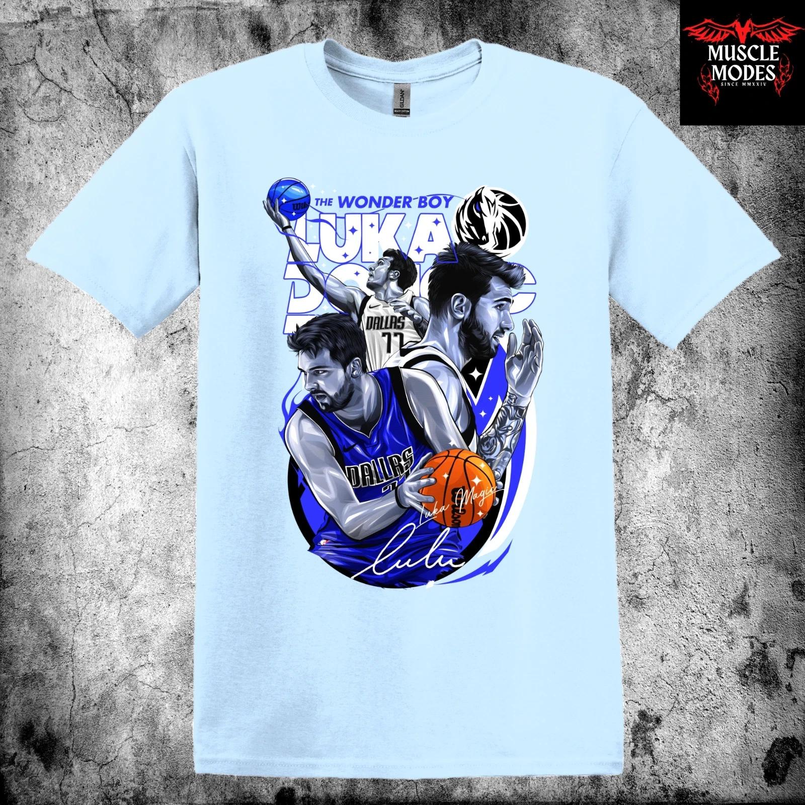 Luka Doncic The Wonder Boy NBA Legend Tribute Premium Unisex Sports T-Shirt L