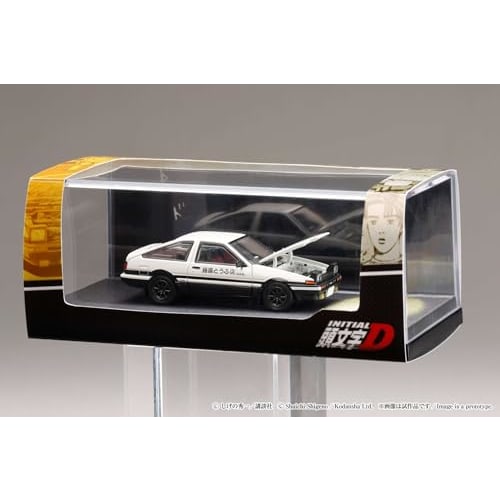 Hobby Japan HJ64 1/64 Scale Toyota Sprinter Trueno (AE86) / Initial D Engine Model with Keisuke Takahashi, Finished Product HJ641052DA