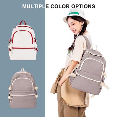 School Backpack Aestethic, Waterproof Casual Women's Backpack, Laptop Backpack School Bag for Teens Girls with Multiple Pockets