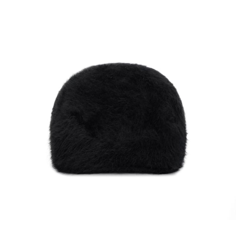 VARZAR VA Studded Angora Hunting Cap Black