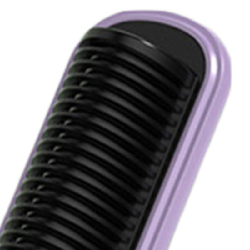 Hair Straightener Comb Intelligent Thermostat Negative Ion Dual Use Hair Straightening Brush Curling Iron