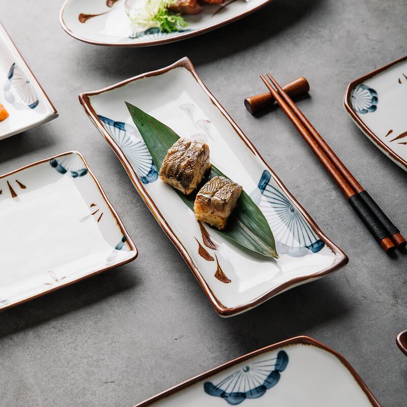 Ceramic Rectangular Sushi & Dessert Serving Plate
