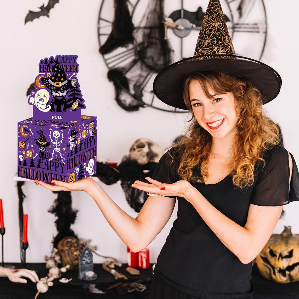 Halloween Money Holders For Cash Interactive Ghost Money Box For Surprise Cash Box Festive Atmosphere Props For Festivals