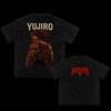Oversized Yujiro Hanma Tee Summer Mens and Womens Loose and Breathable Tshirt Top