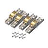 4 Pieces Sliding Door Roller Sash Pulley Easy to Install Hardware Runner Wheel Track for