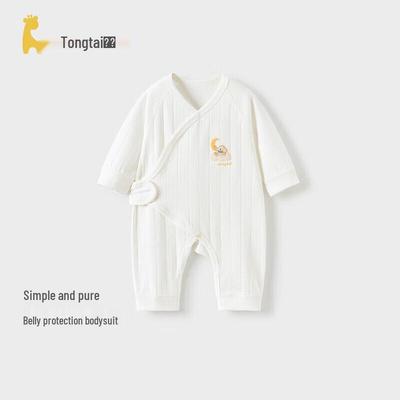 TONGTAI Pure Cotton Newborn Monk-Style Baby Romper
