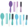 4pcs Hair Comb Set Professional Men Women Home Salon Travel Portable Detangling Hair Brush Styling T