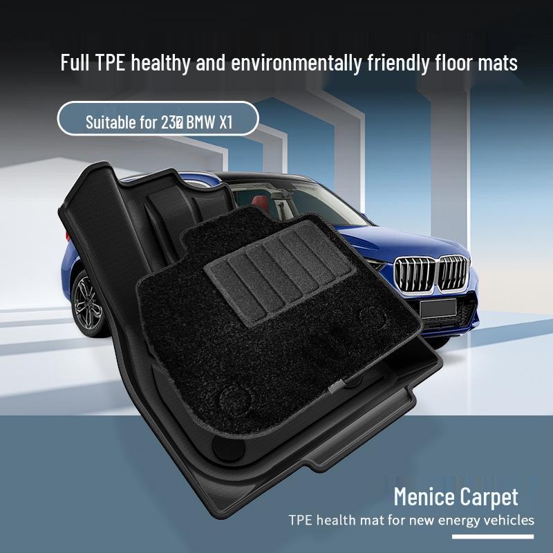 23 BMW X1 TPE Floor Mats - Domestic Extended & European Short Versions