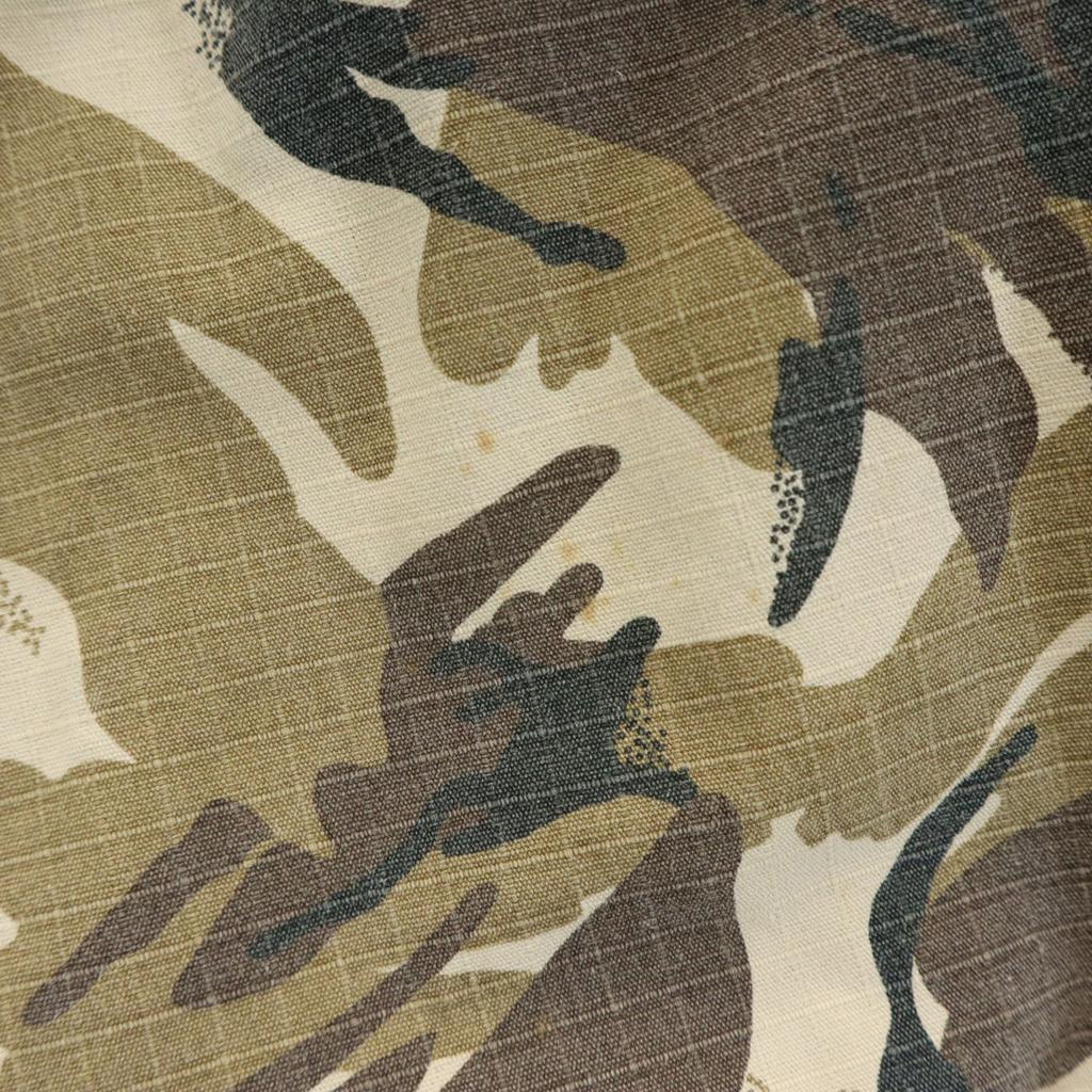 FUBU Camouflage Pattern Cargo Shorts L Beige THE COLLECTION Camouflage Men's Used