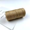 2Mm Cylindrical Hemp Rope 2 Strands Decorative Handmade Diy Gift Bundled Woven Natural Jute Hemp Rope Gift