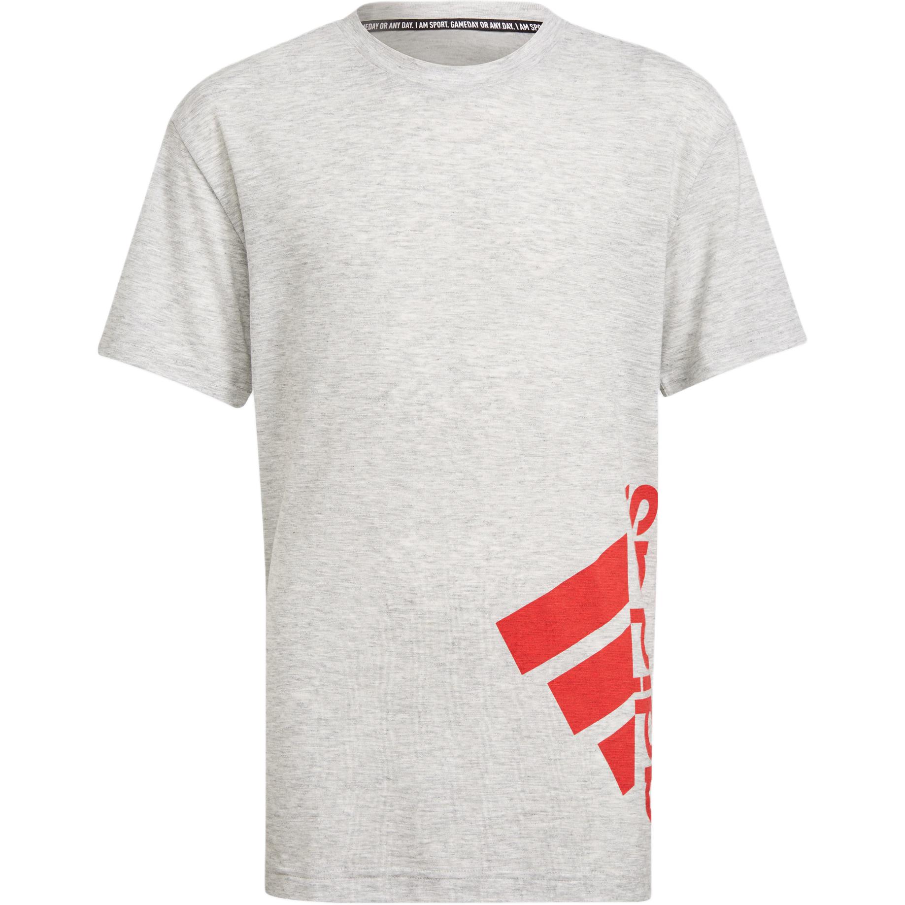 

Adidas T Shirt Mixed White/Pure Quality Gray/Light Scarlet Kids GJ6662 140