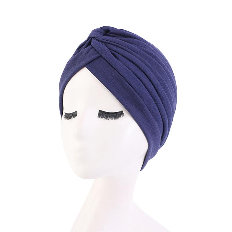Ethnic cotton headscarf cap, Indian cap, chemotherapy cap TJM-412
