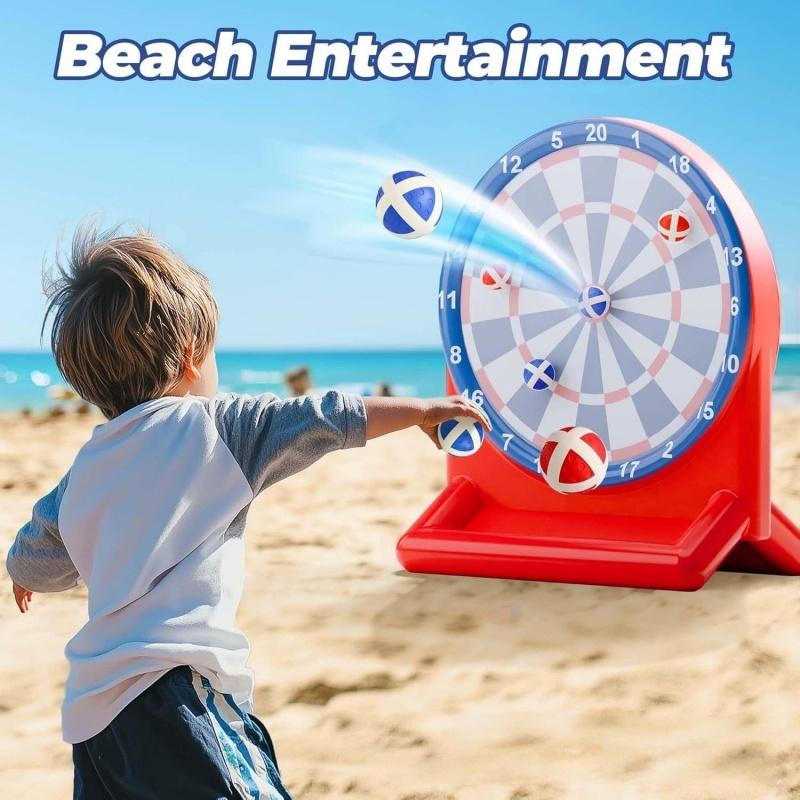 PVC Klebriges Wurfspiel Aufblasbares Einhorn Fußball Dartscheibe Wasserziel Outdoor Gartenspielzeug für Kinder Familienparty Spaß Spiel