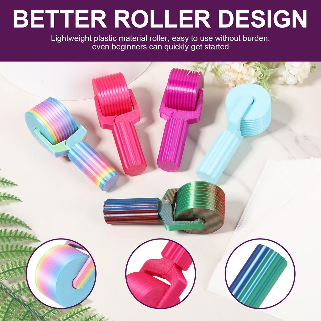 5Pcs Diamond Painting Roller Art Tool Accessories Portable Diamond Art Hand Press Roller Tool for Diamond Painting Embroidery
