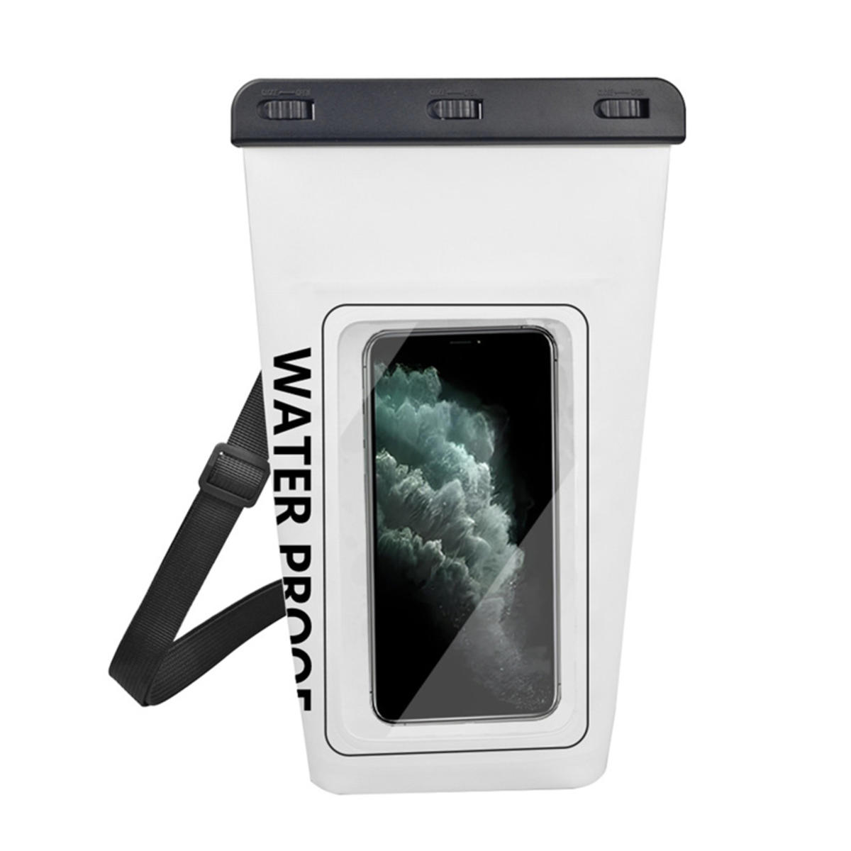 

2L Плавание ПВХ сухой мешок сенсорный экран открытый водонепроницаемый плечевой каяк сумки треккинг дрифтинг рафтинг серфинг лодка сумка 2L белый