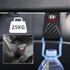Auto LOGO Auto Seat Headrest Hook Storage Hanger Car Holder For Hyundai Tucson Accent Elantra Santa fe Sonata ix25 ix35 TT3