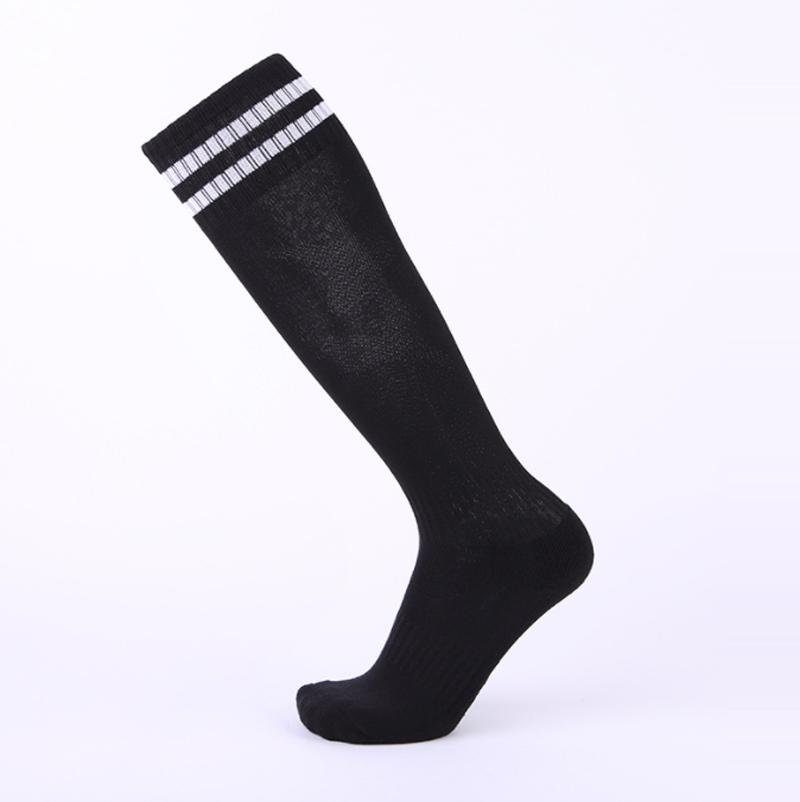 Fabrikpreis Mann Strapazierfähig Individuelles Design Griffige Socken Anti-Rutsch Jugend Fußball Kompression Lang Sport Mann Junge Socken