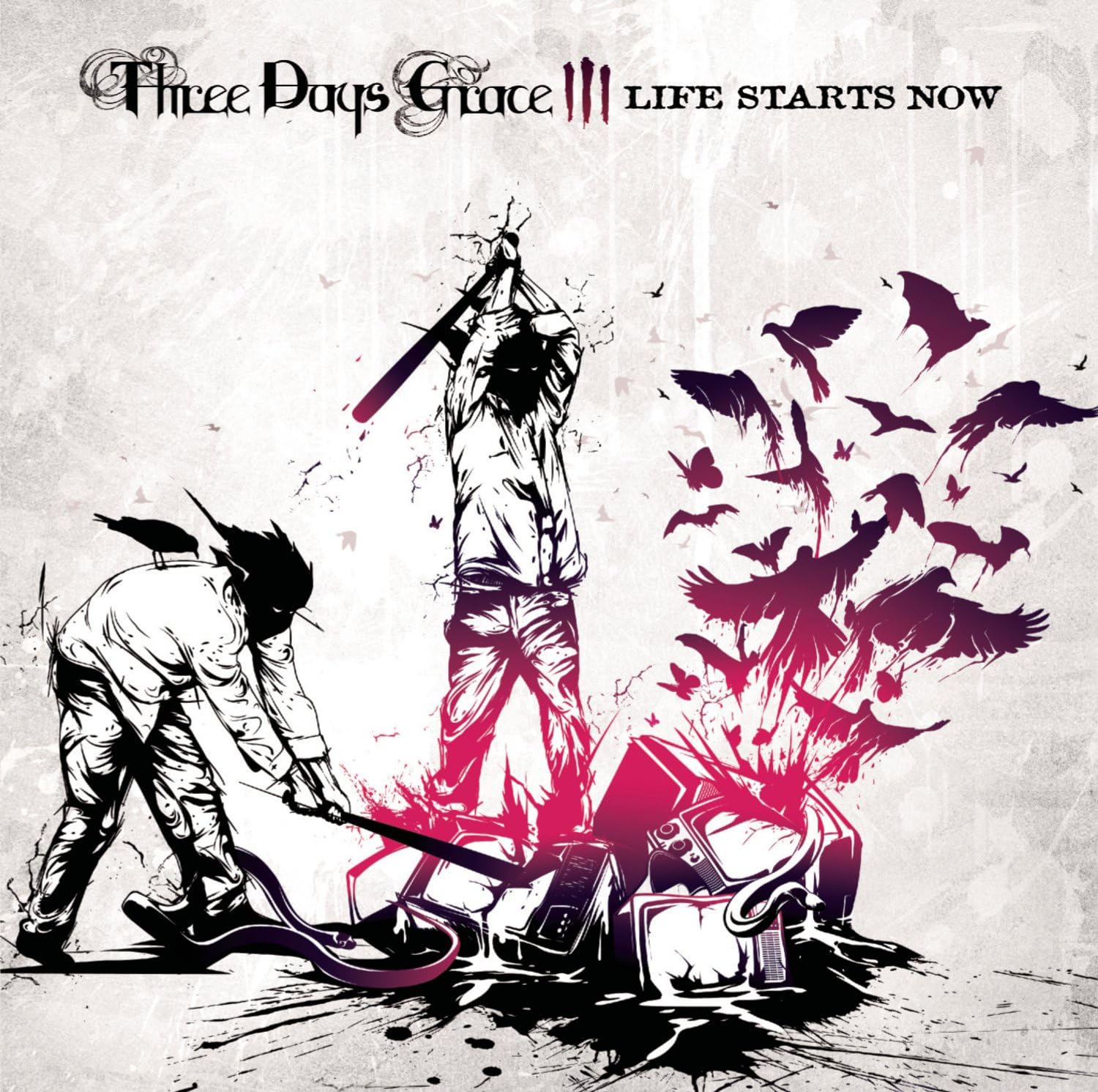 

CD THREE DAYS GRACE - Life Starts Now 88697462562PROM Jive US Rock Used