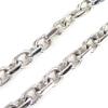 Great PRADA Silver ChainNecklace Triangle logo current products 925 2JCA96 Used