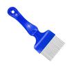 Stainless Steel Honey Cutting Fork with 21-Pin Plastic Handle - Multicolor Beekeeping Tool