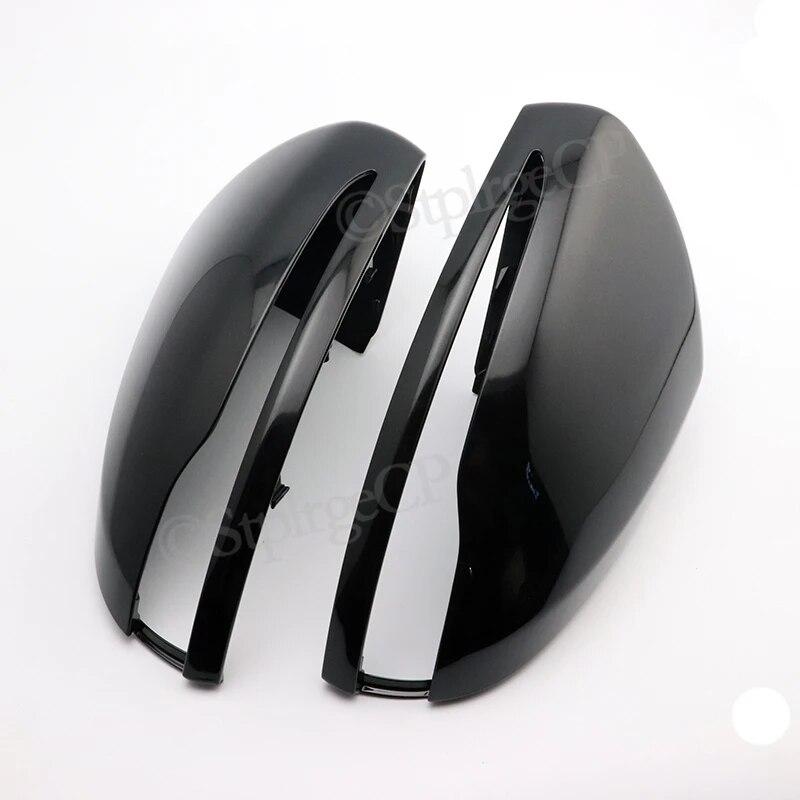 

Для Mercedes-Benz CSE GLC G Class AMG W205 X253 W222 W213 W238 крышка зеркала заднего вида ярко-черная замена 2014 - LHD L and R-2pcs