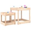 Sand Tables 2 Pcs Solid Pine Wood