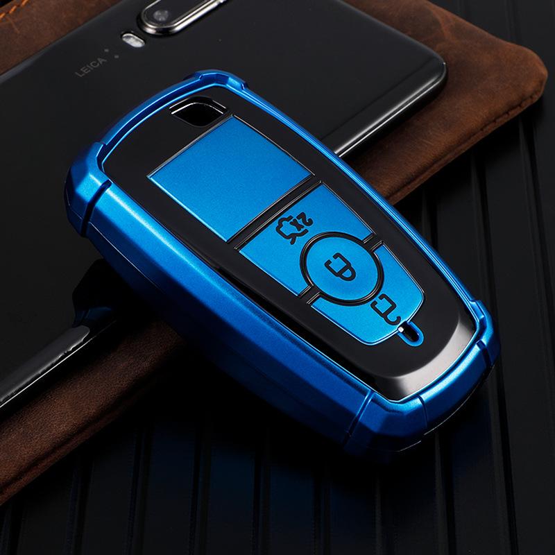 

Чехол для ключа Ford для Focus, Mondeo, Edge и Escort синий